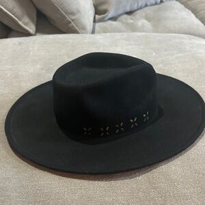 Universal Thread Black Wide-Brim Hat